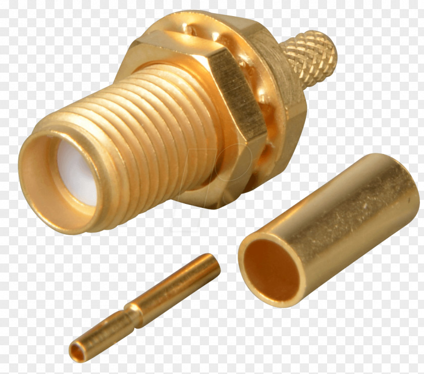 Brass Crimp SMA Connector 0 1 PNG