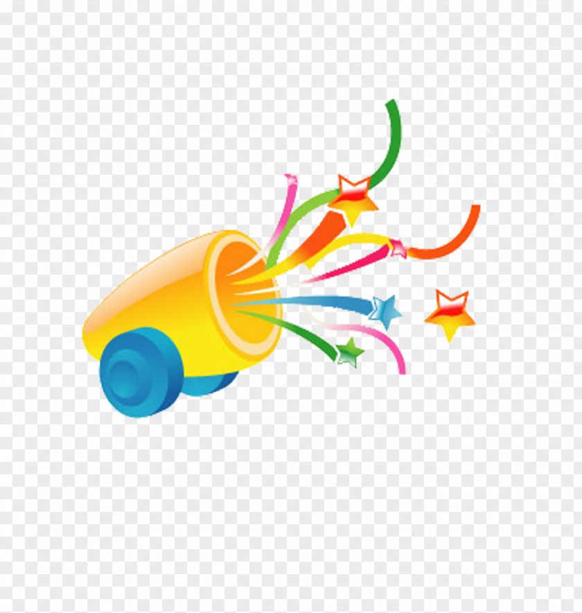 Cannon Star Fireworks PNG