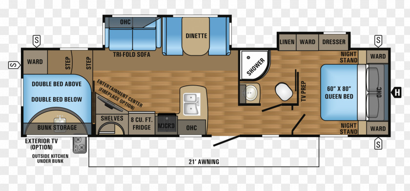 Floorplan Jayco, Inc. Campervans Caravan Fifth Wheel Coupling Camping World PNG