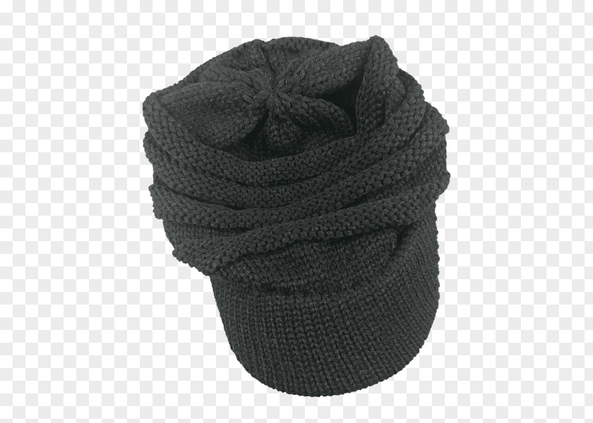 Knitted Beanie Pattern Scarf Hat Knit Cap Fashion PNG