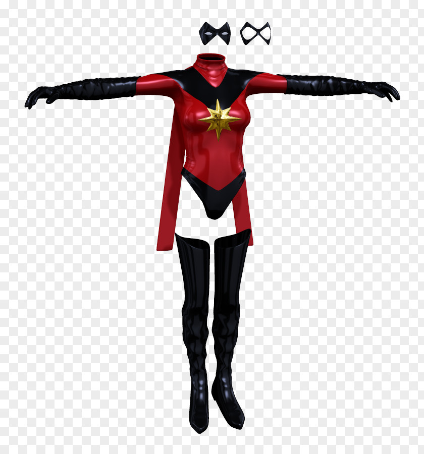 Ms Marvel Superhero Costume PNG
