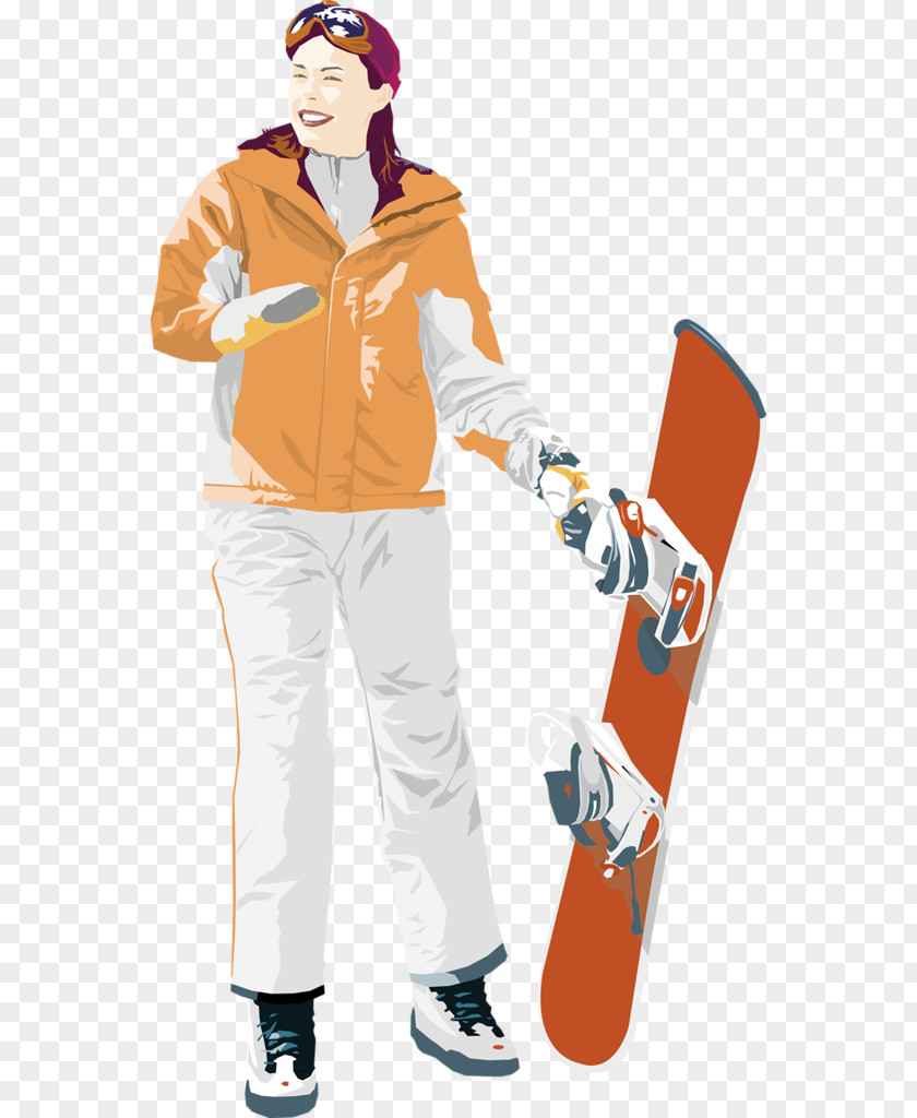 Sport Cartoon Snowboarding PNG