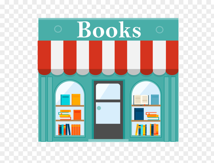 Book Store Shop Building Facade Retail Clip Art PNG
