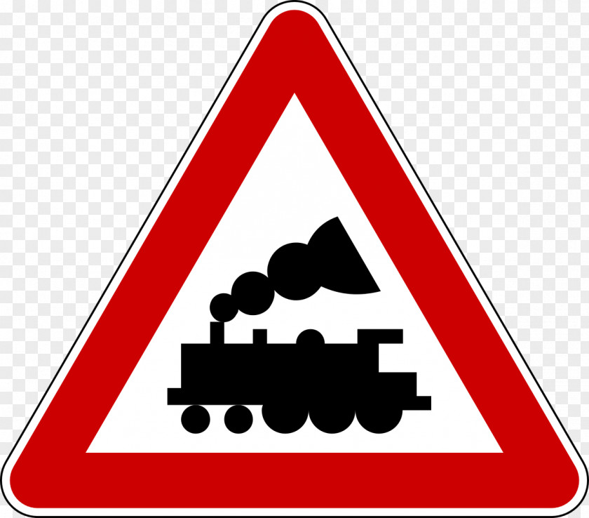 Creative Birthday Rail Transport Traffic Sign Warning Road Level Crossing PNG