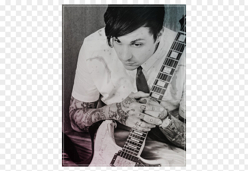 Frnkiero Andthe Cellabration Bass Guitar Frank Iero Guitarist My Chemical Romance Joyriding PNG