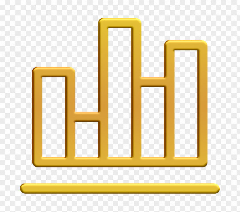 Symbol Yellow Bar Chart Icon Miscellaneous Elements Graph PNG
