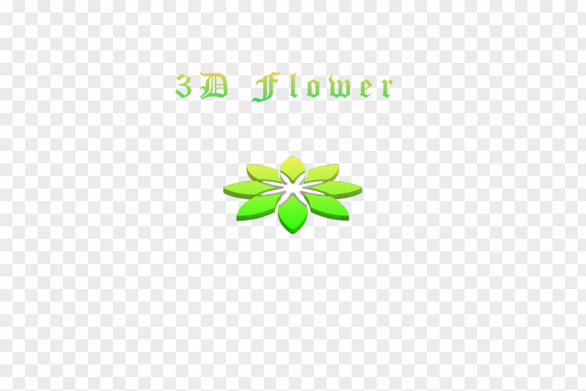 3d Three Dimensional Flower Logo Brand Leaf PNG