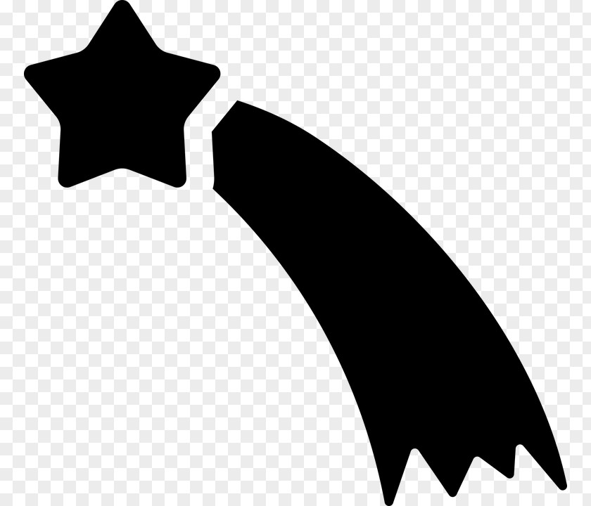 Cartoon Meteor Star Silhouette Clip Art PNG