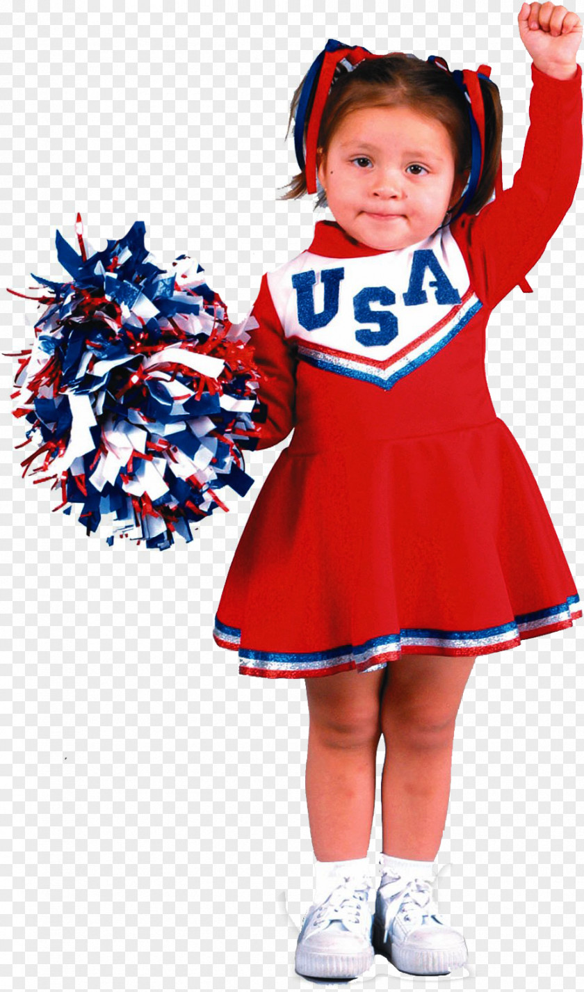 Child Cheerleading Uniforms Toddler Halloween Costume PNG