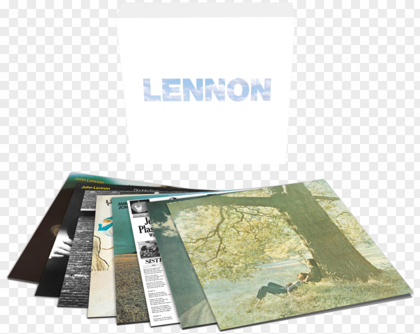 Disco In Vinile Phonograph Record Box Set John Lennon Signature LP The Beatles PNG