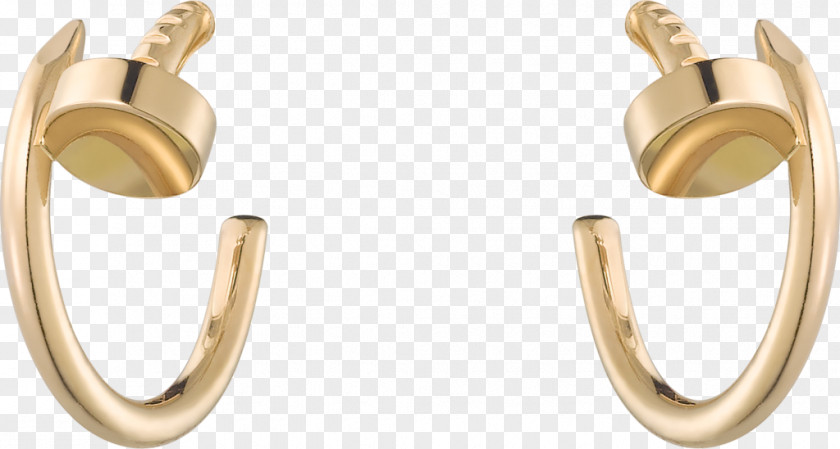 Jewellery Earring Cartier Colored Gold PNG