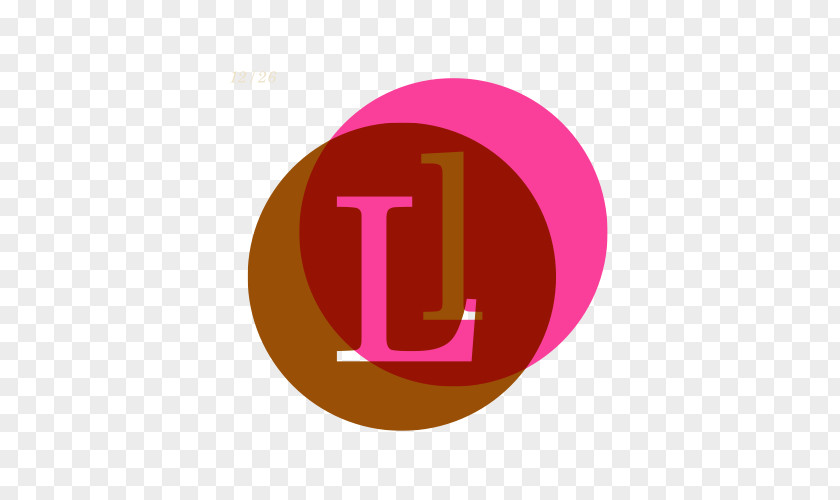 Design Logo Pink M Brand PNG