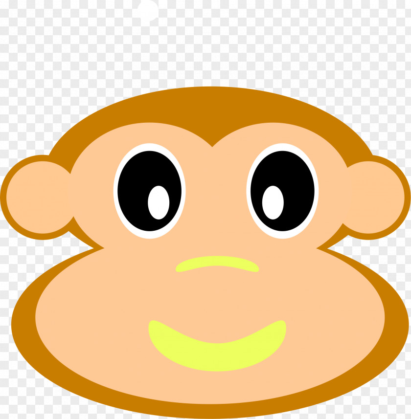 Monkey Snout Nose Mammal Cartoon Clip Art PNG