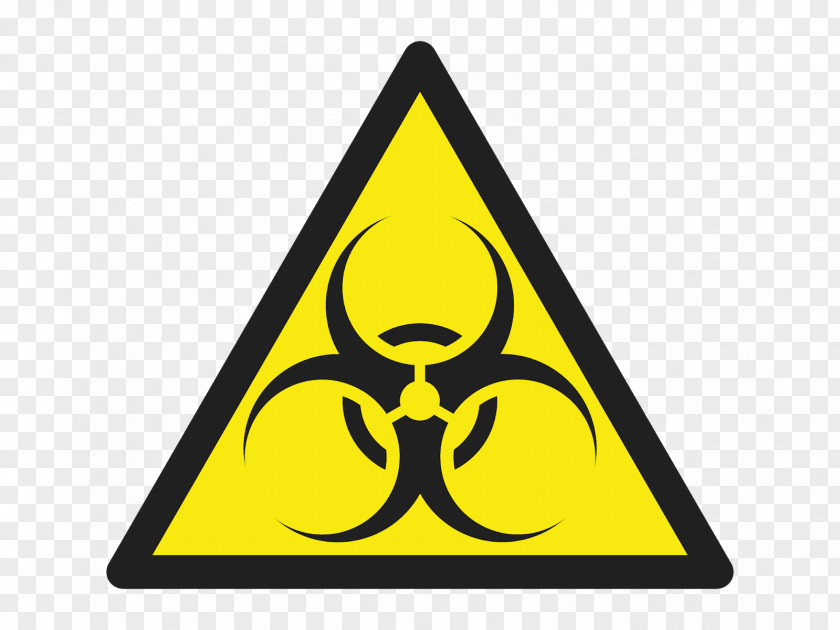 Symbol Biological Hazard Laboratory Warning Sign PNG
