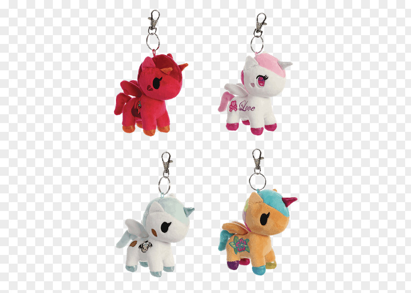 Unicorn Keychain Stuffed Animals & Cuddly Toys Tokidoki Key Chains Plush PNG