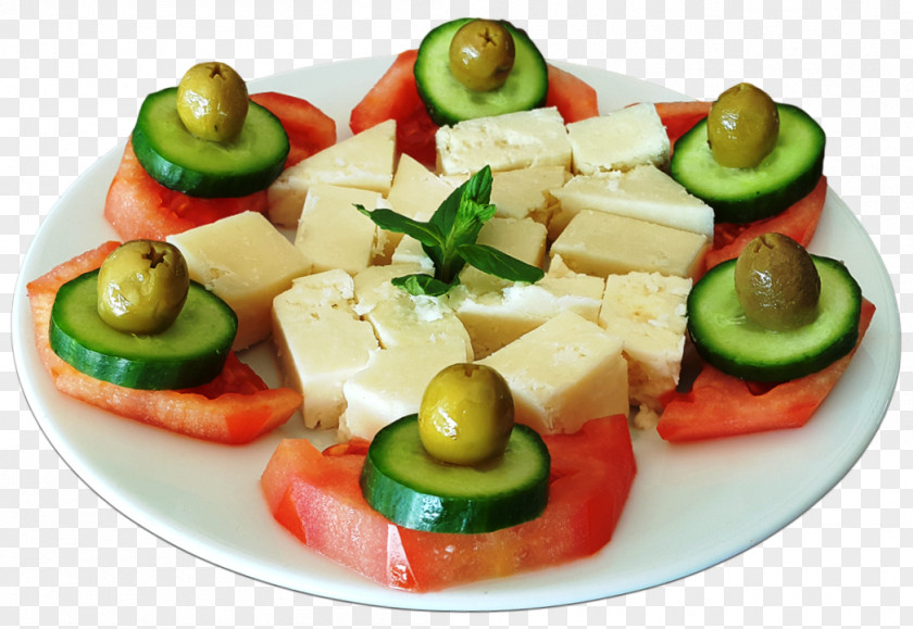 Vegetable Greek Salad Canapé Vegetarian Cuisine Hors D'oeuvre PNG