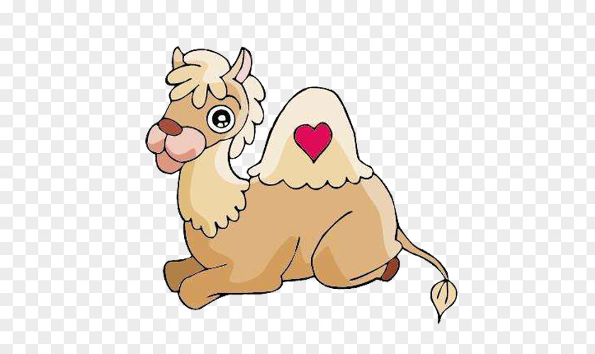 Cartoon Camel Dog Illustration PNG