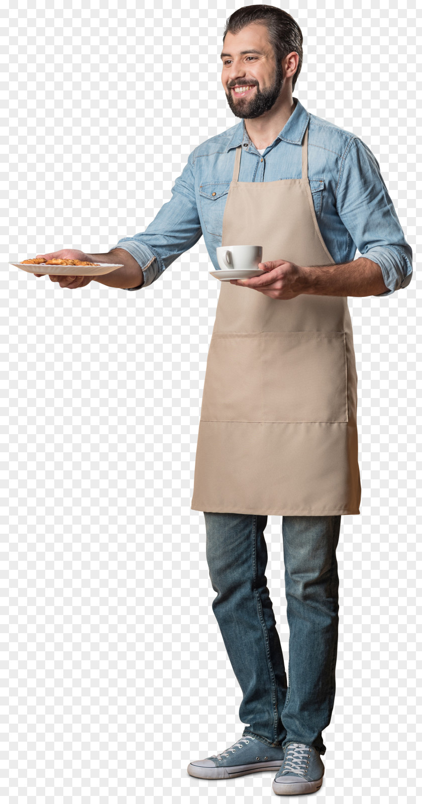 Coffee Waiter Cafe Architecture Job PNG