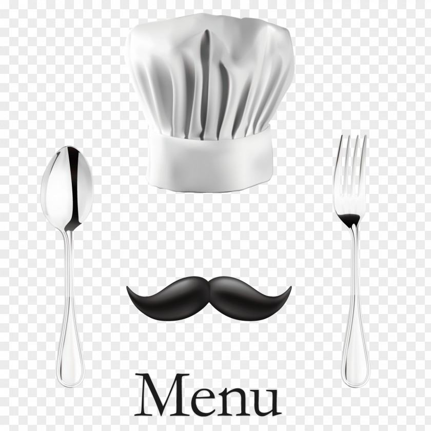 Creative Menu Poster Spoon Cook Chef Hat PNG