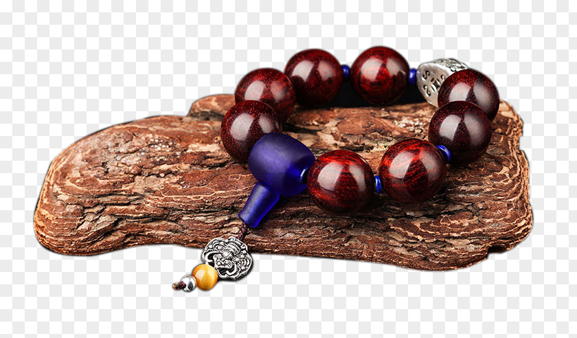 Venus Lobular Red Sandalwood Prayer Beads Bracelets 2.0 Indian PNG