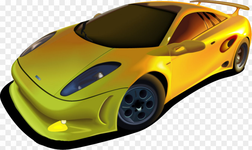 A Yellow Sports Car Lamborghini Hyundai Motor Company PNG
