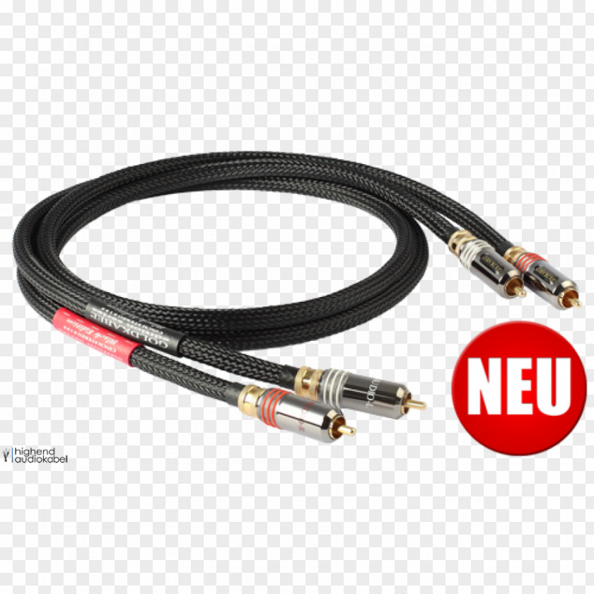 Coaxial Cable Speaker Wire RCA Connector Electrical Bi-wiring PNG