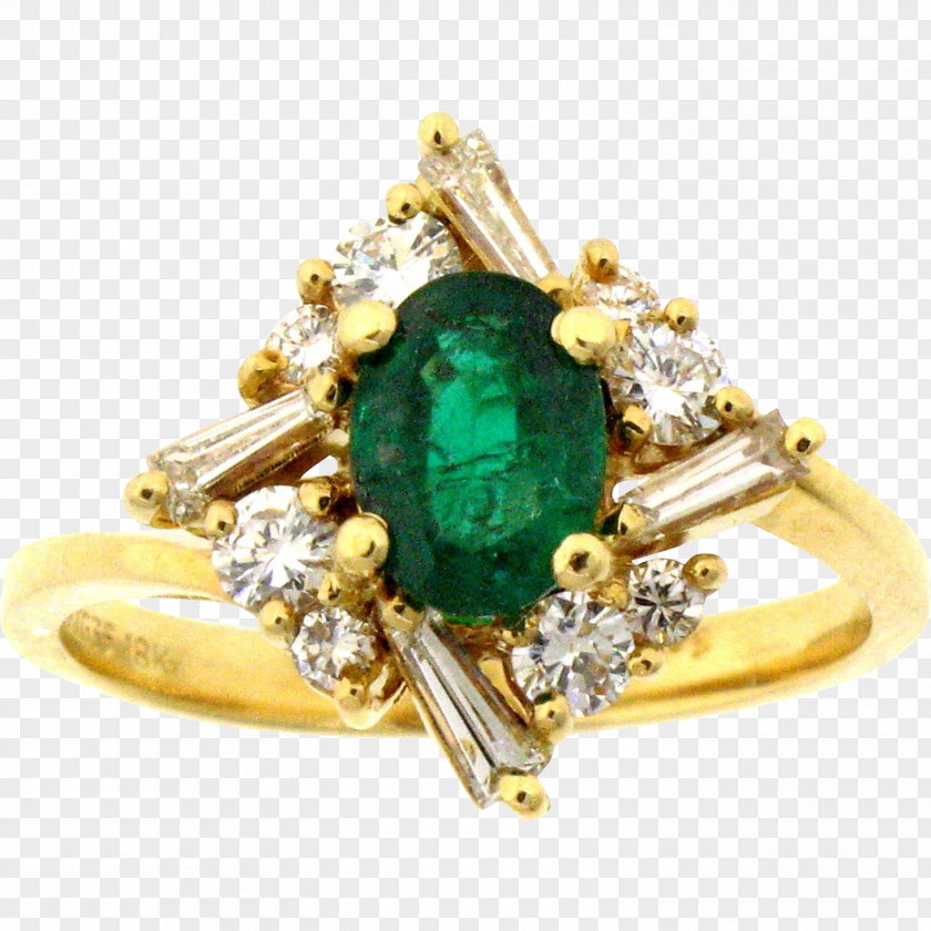 Emerald Carat Ring Topaz Ruby PNG