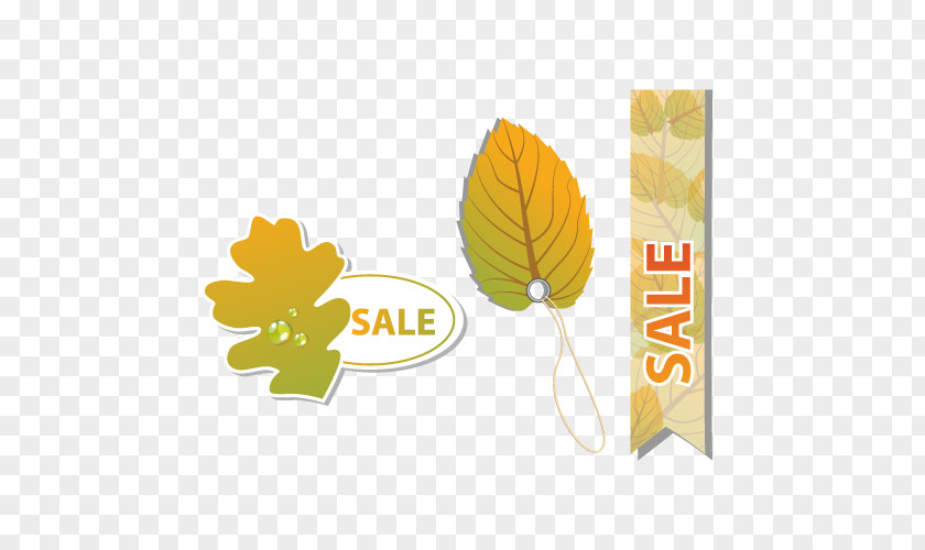 Maple Leaf Label Vector Promotions PNG