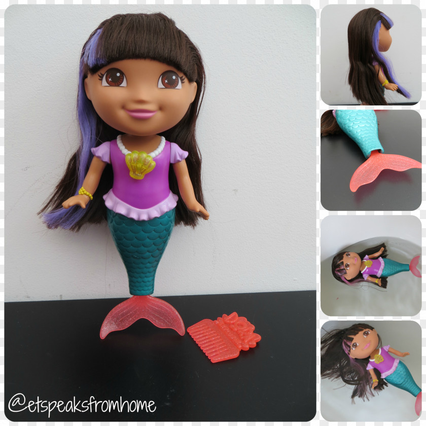 Mermaid Dora The Explorer Doll Swimming PNG
