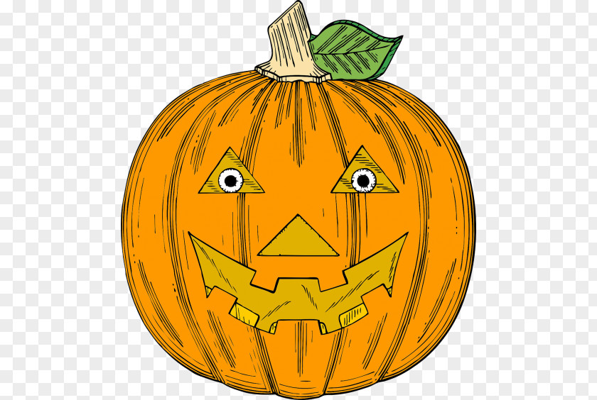 Pumpkin Jack-o'-lantern Clip Art PNG