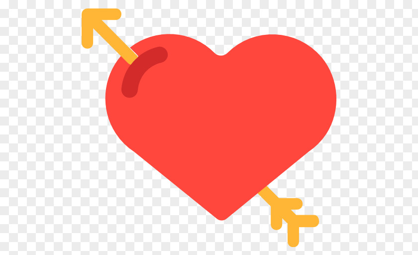 Sparkling Heart Emoji Cupid Love Arrow PNG