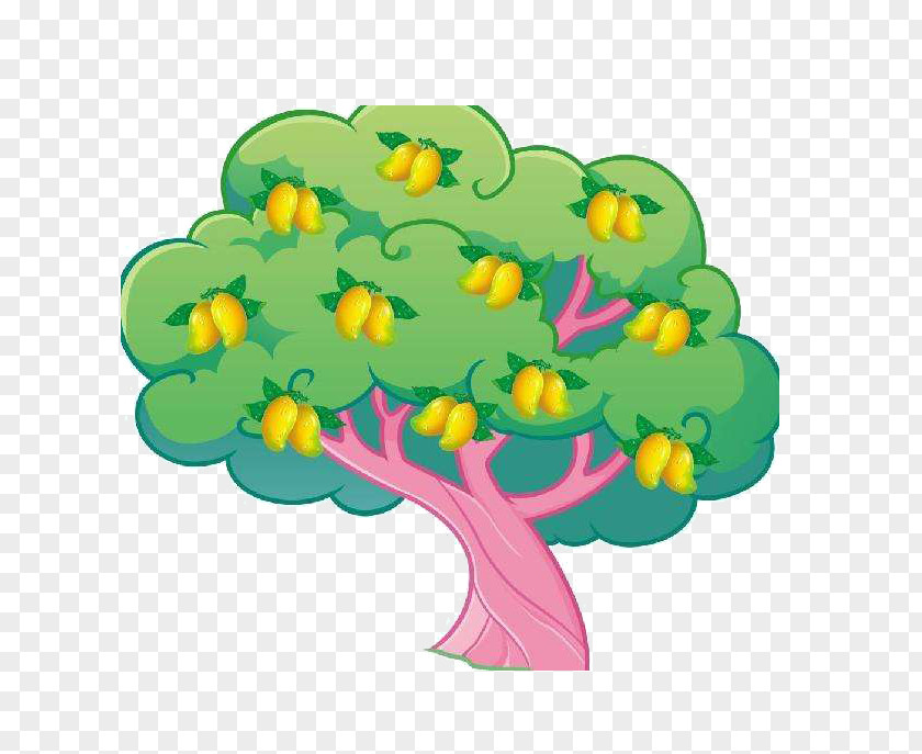 Fairy Tale Tree Mango Mangifera Indica Auglis PNG