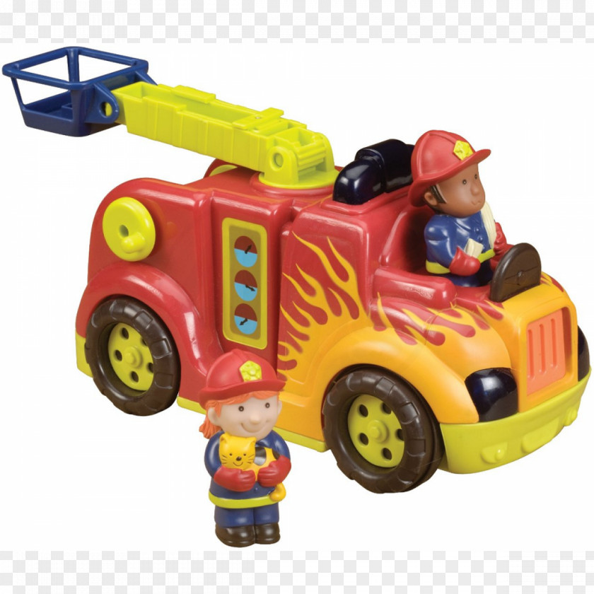 Fire Truck Car Engine Vehicle Die-cast Toy PNG