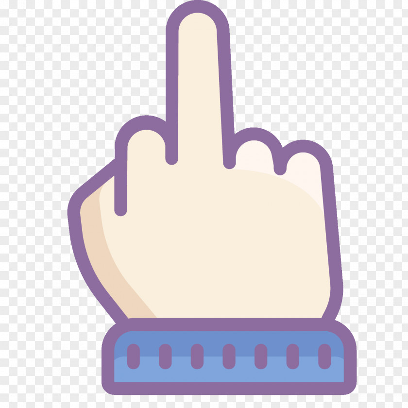 Hand The Finger Middle PNG