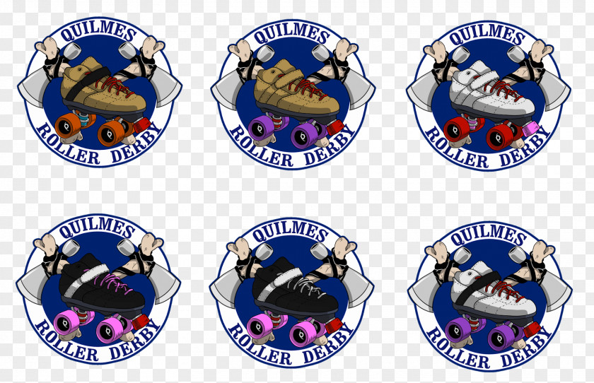 Roller Derby Badge Emblem Organization PNG