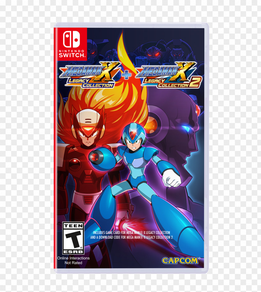 747 8 Mega Man X3 X Legacy Collection 1 2 Nintendo Switch PNG