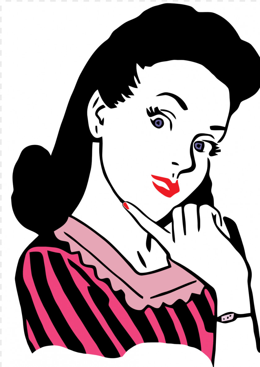 Beauty School Cliparts 1950s Woman Clip Art PNG