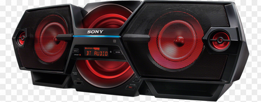 Bluetooth Boombox Sony ZS-BTG900 Corporation GTK-XB7 Loudspeaker PNG