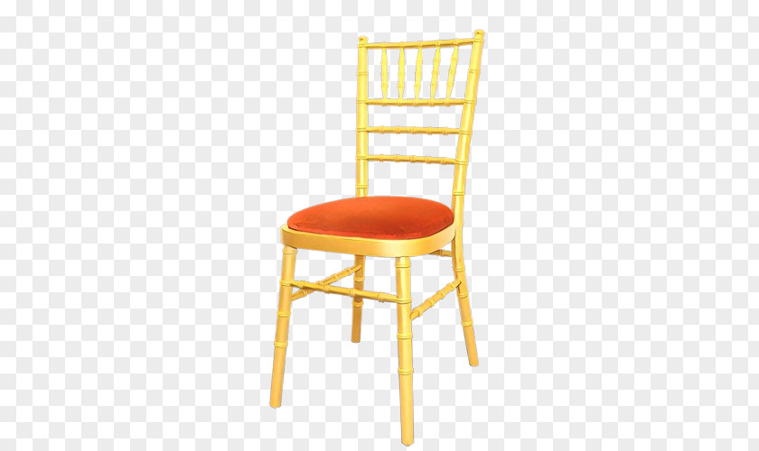 Chiavari Chair Plastic Orange PNG