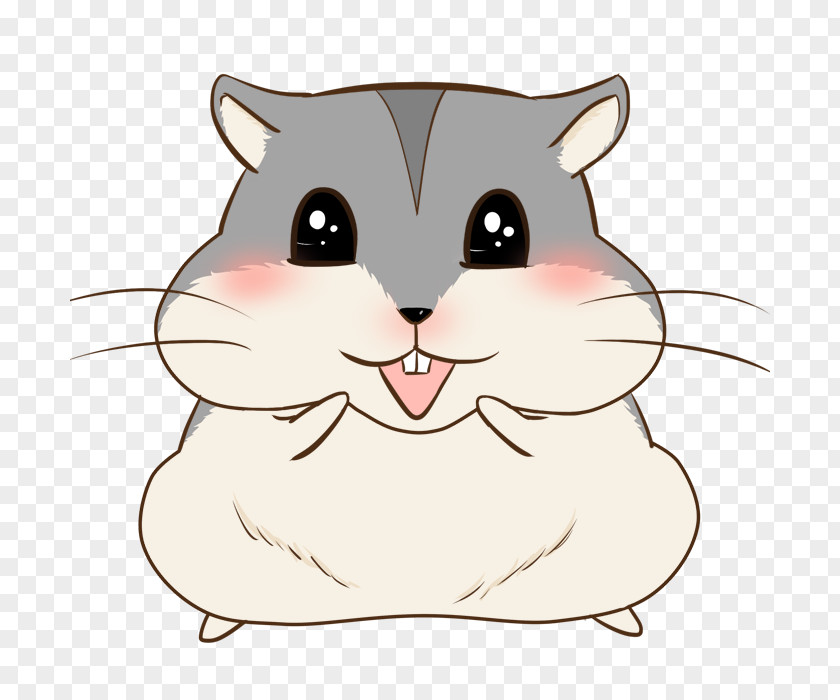 Cute Hamster Meng Da Kitten Whiskers Clip Art PNG
