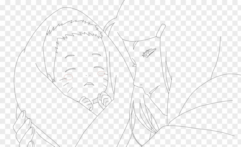 Lineart Naruto Drawing Line Art Ear Sketch PNG