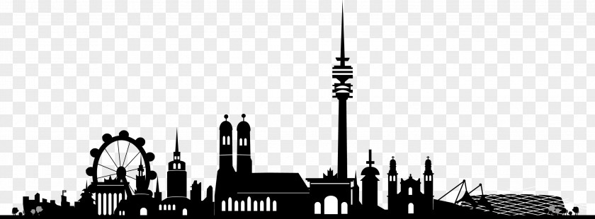 Skyline Commercetools Inc New Town Hall Wall Decal Rosenheim PNG