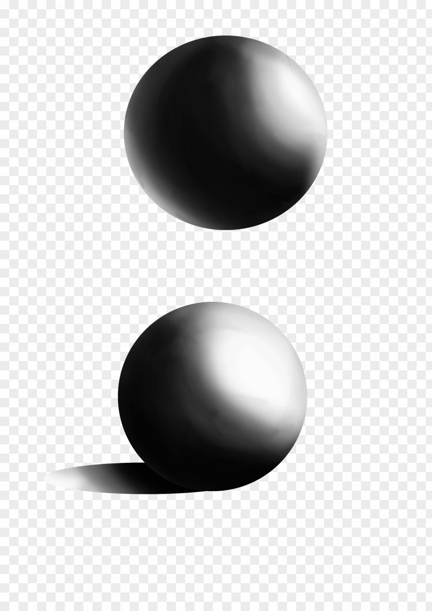 Sphere Drawing Shadow Shading Illustration PNG