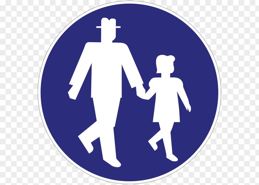 Symbol Pedestrian Traffic Sign Footpath Sidewalk PNG