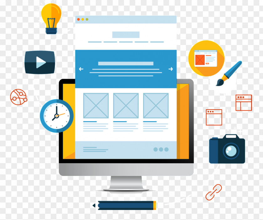 WordPress Digital Marketing Search Engine Optimization Web Design Landing Page PNG