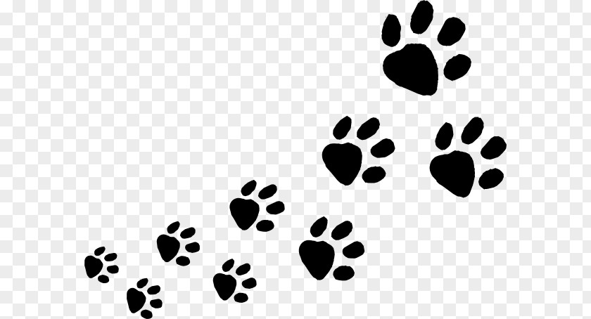 Animal Footprint Dog Cat Track Paw Clip Art PNG