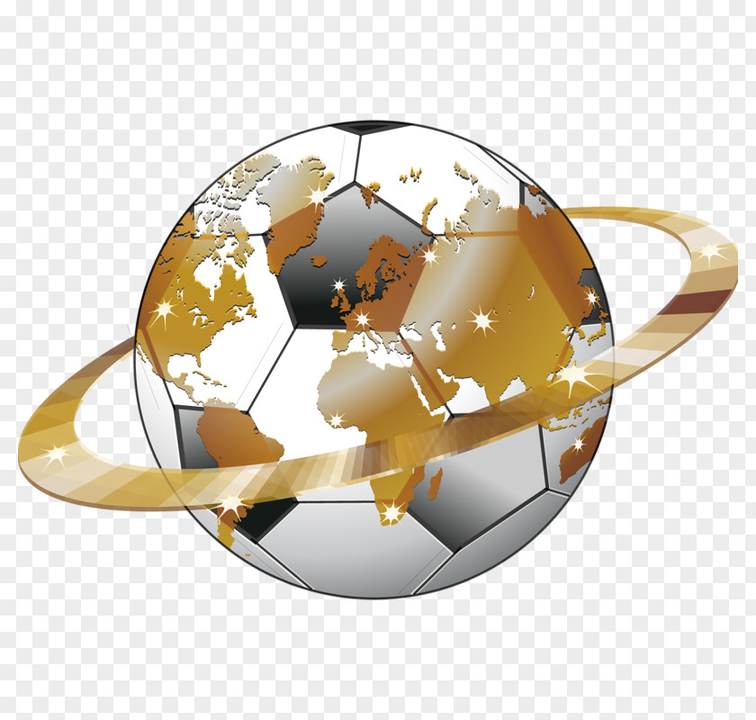 Football Globe World Map PNG