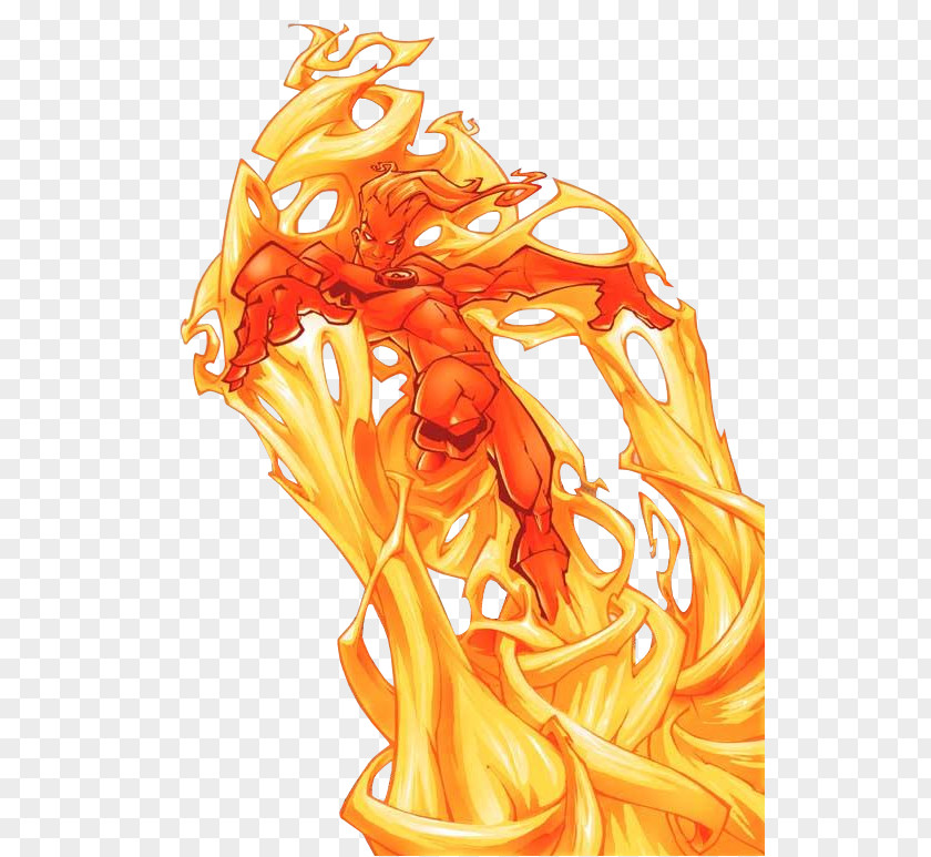 Human Torch Invisible Woman Iceman Mister Fantastic Comics PNG