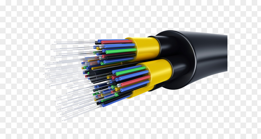 Optic Fiber Optical Cable Glass Electrical PNG