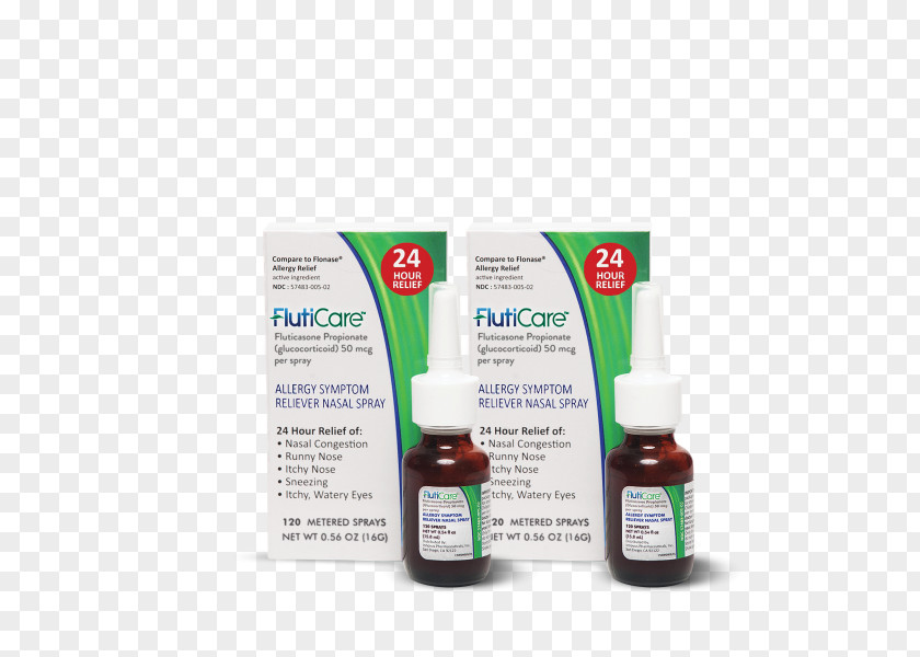 Allergy Nasal Spray Fluticasone Propionate Nose PNG